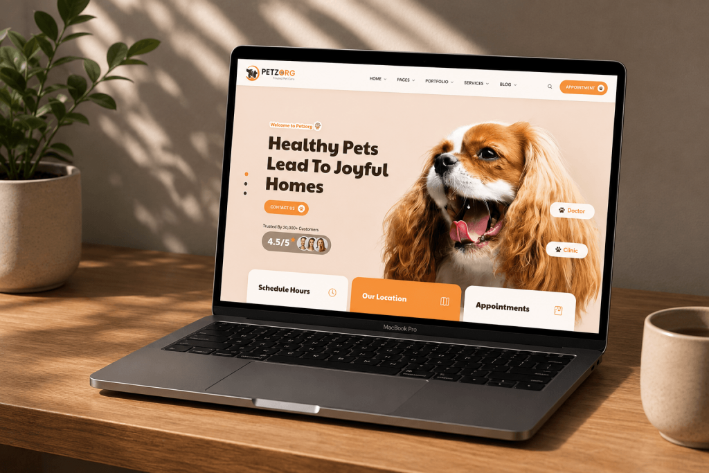 veterinary website design pricing and package options
