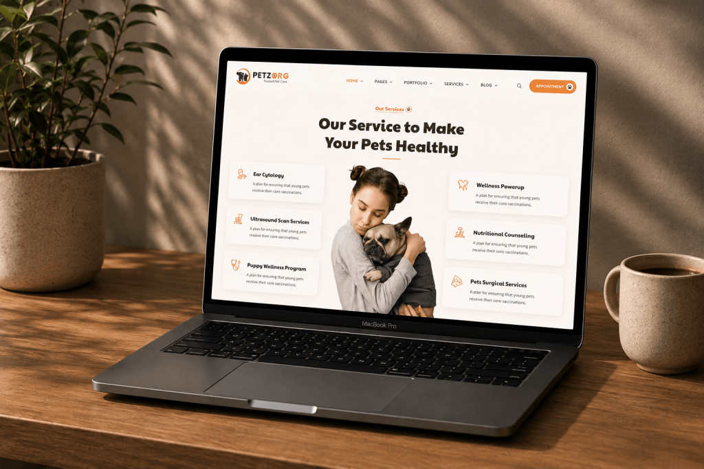 website design for solo veterinarians and small animal clinics