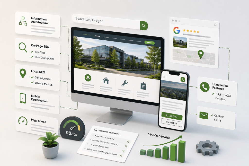 What Does Web Design in Beaverton Actually Involve